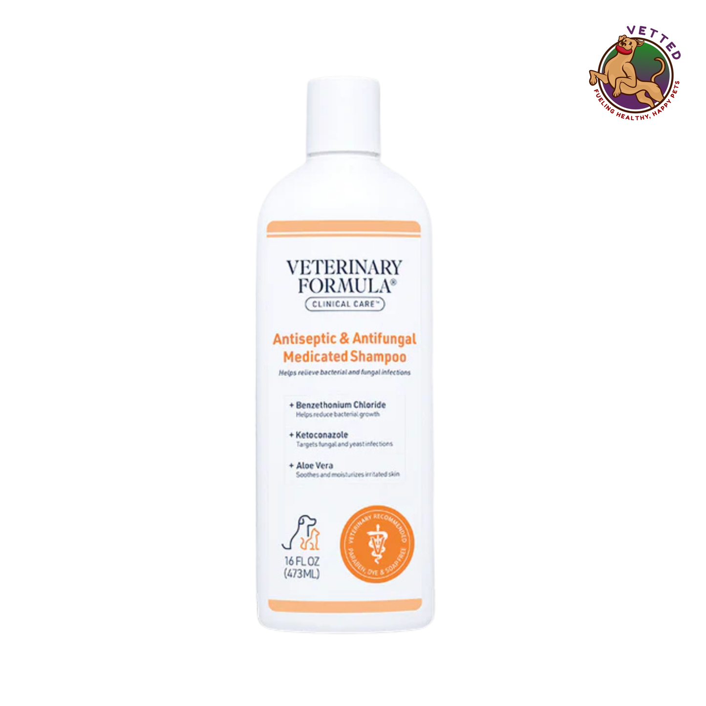 Veterinary Formula Antiseptic & Antifungal Medicated Shampoo