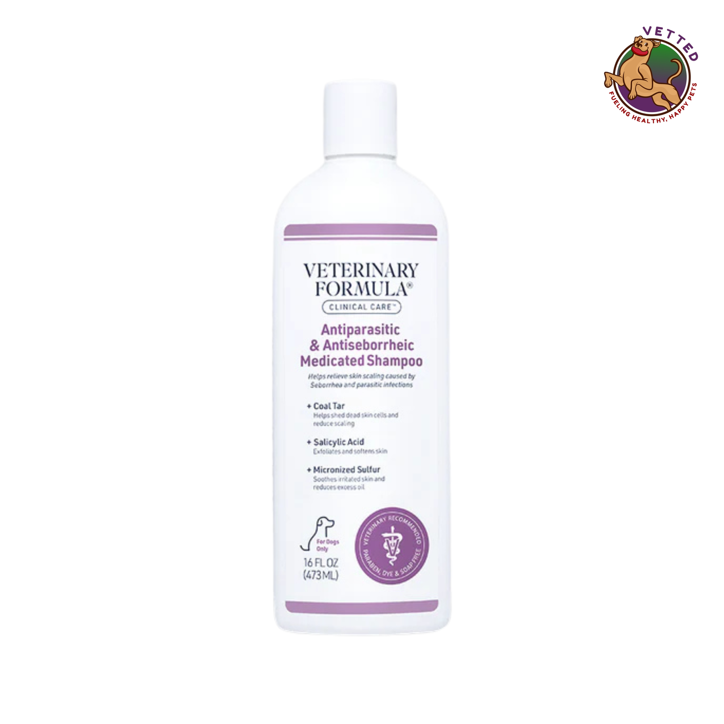 Veterinary Formula Antiparasitic & Antiseborrheic Medicated Shampoo