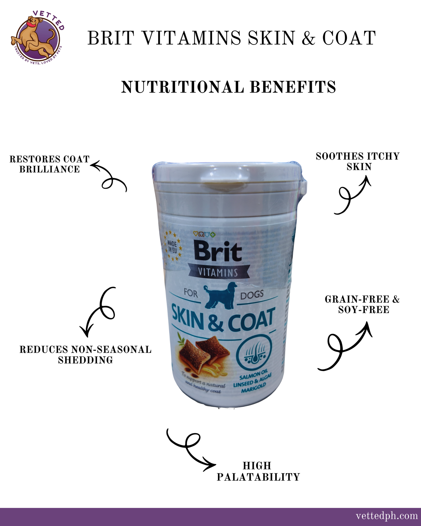 Brit Vitamins: Skin & Coat