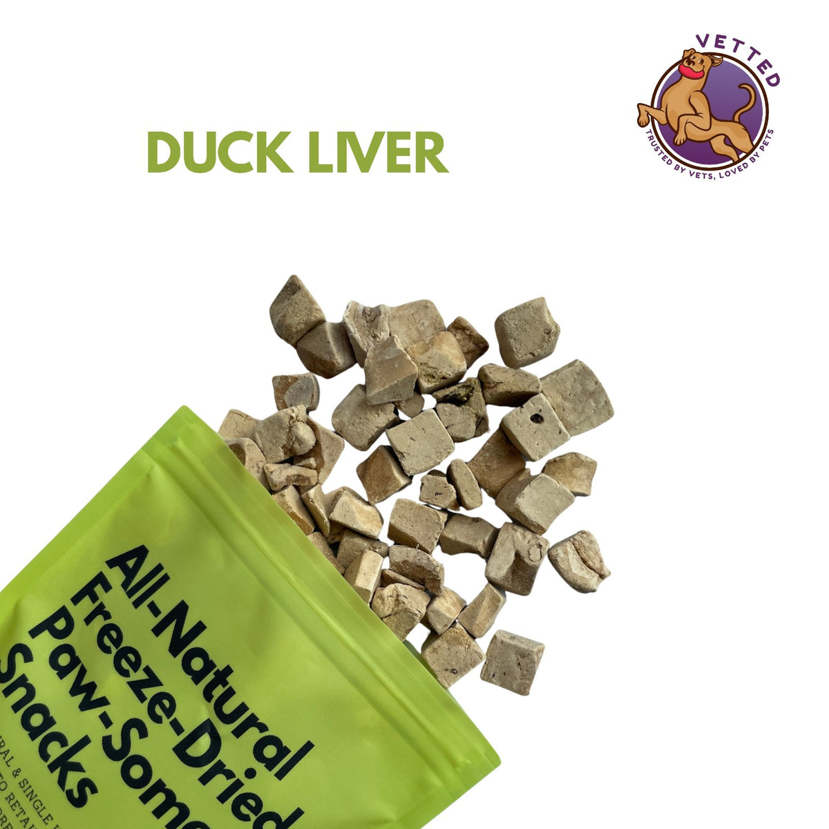 All Natural Freeze Dried Treats- Duck Liver