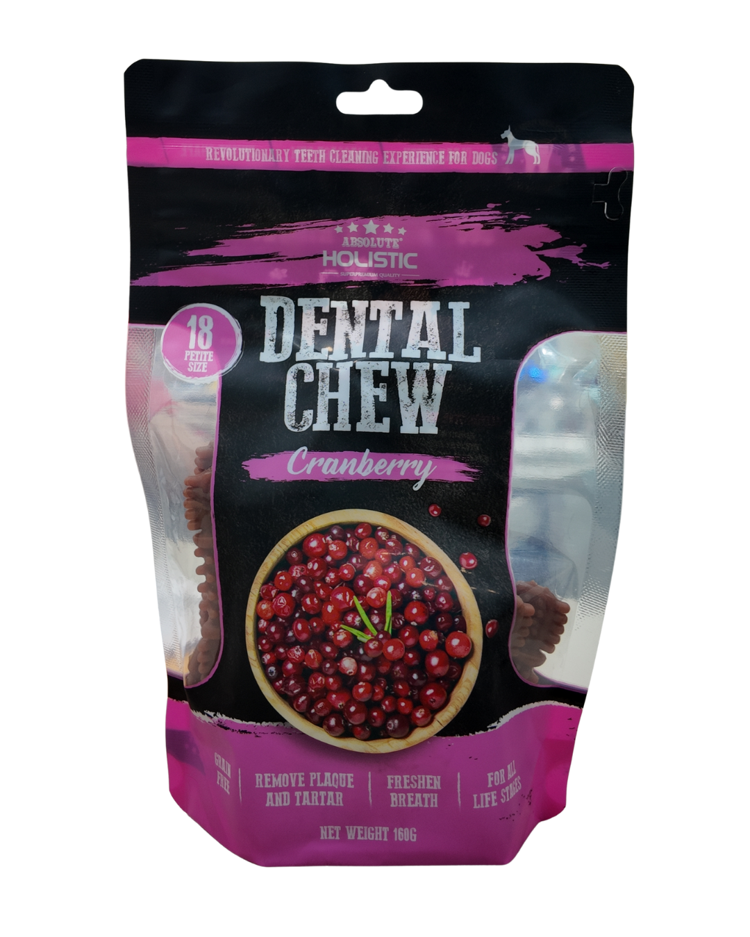 Absolute Holistic- Dental Chew Cranberry
