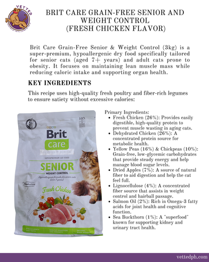 Brit Care Grain-Free Senior & Weight Control: Vitality & Healthy Weight