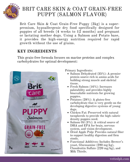 Brit Care Grain-Free Puppy: Skin & Coat (Salmon)