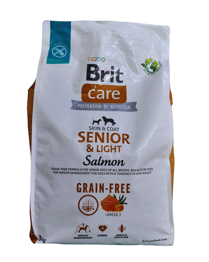 Brit Care Grain-Free Senior & Light: Skin & Coat (Salmon)