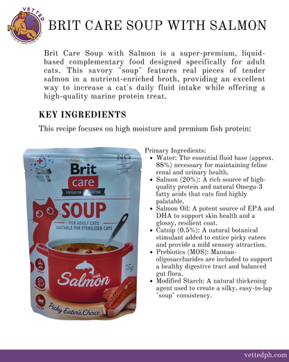 Brit Care Soup with Salmon: Omega-Rich Hydration