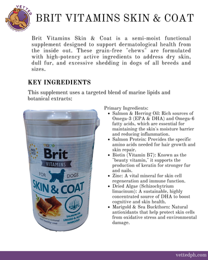 Brit Vitamins: Skin & Coat