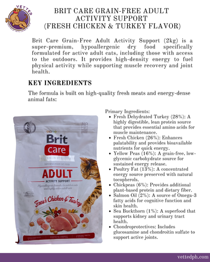 Brit Care Grain-Free Adult Activity Support: High Energy & Vitality