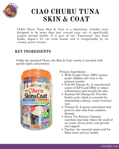 Ciao Churu Tuna Skin & Coat