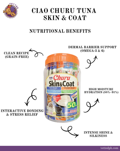 Ciao Churu Tuna Skin & Coat