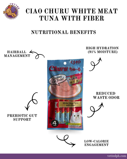 Ciao Churu White Meat Tuna with Fiber