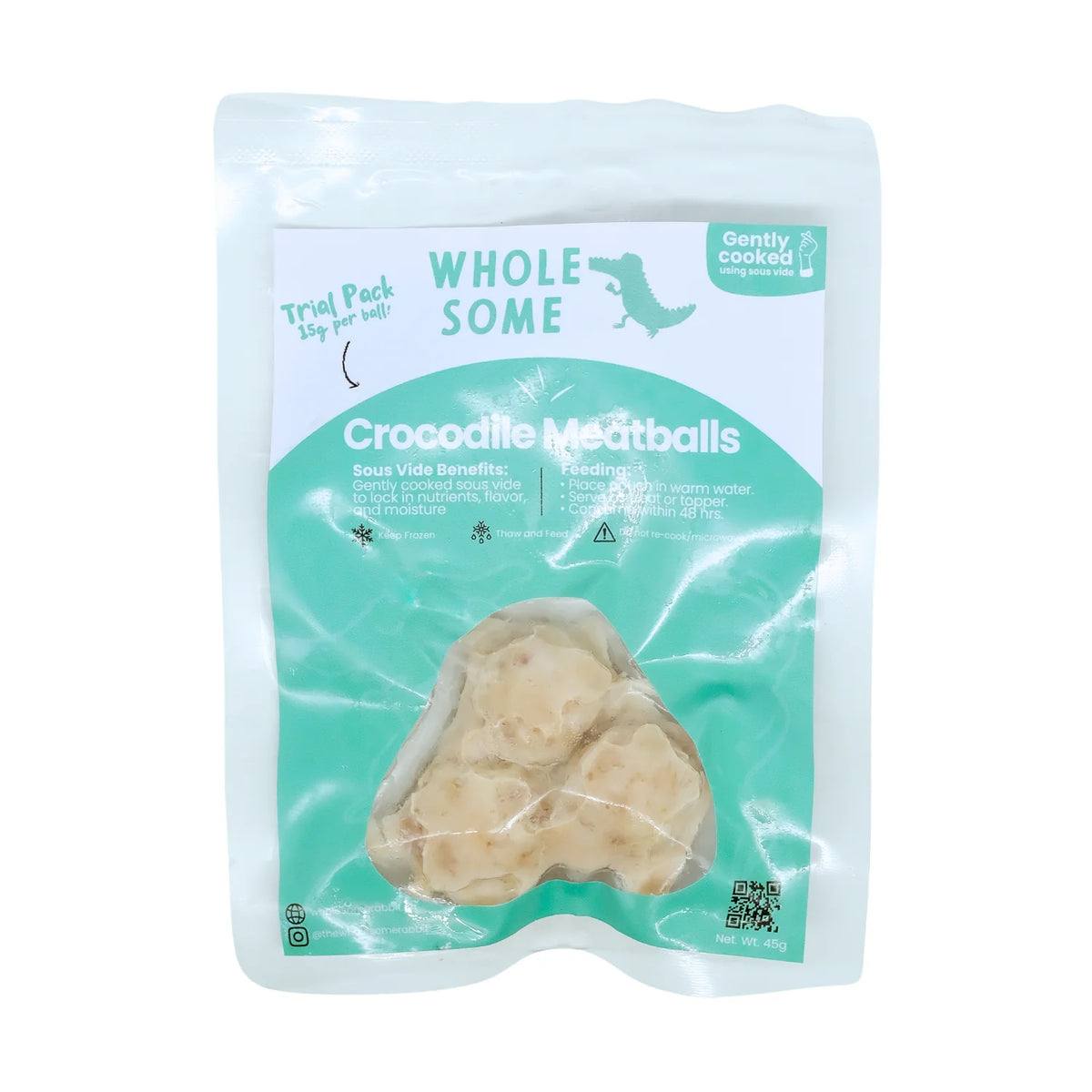Whole Some Rabbit Meatballs