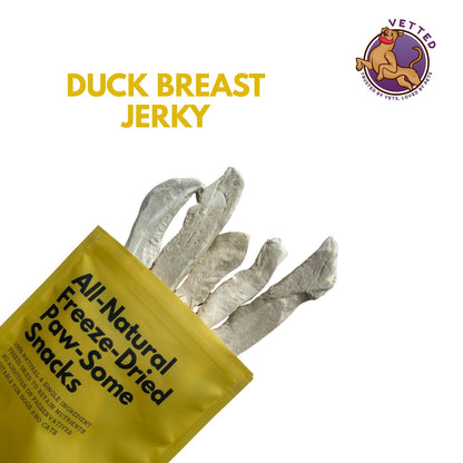 All Natural Freeze Dried Treats- Duck Breast Jerky