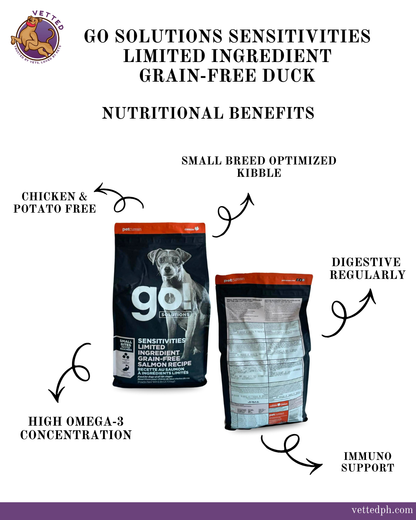 Go! Solutions-Sensitivities Limited Ingredients Grain-Free Salmon Recipe (Small Bites)