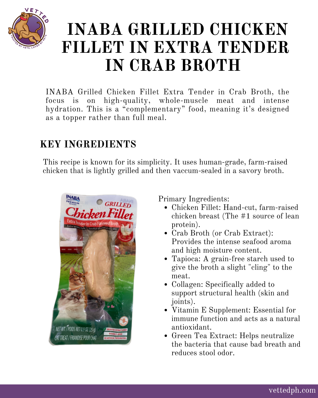 Inaba Grilled Chicken Fillet