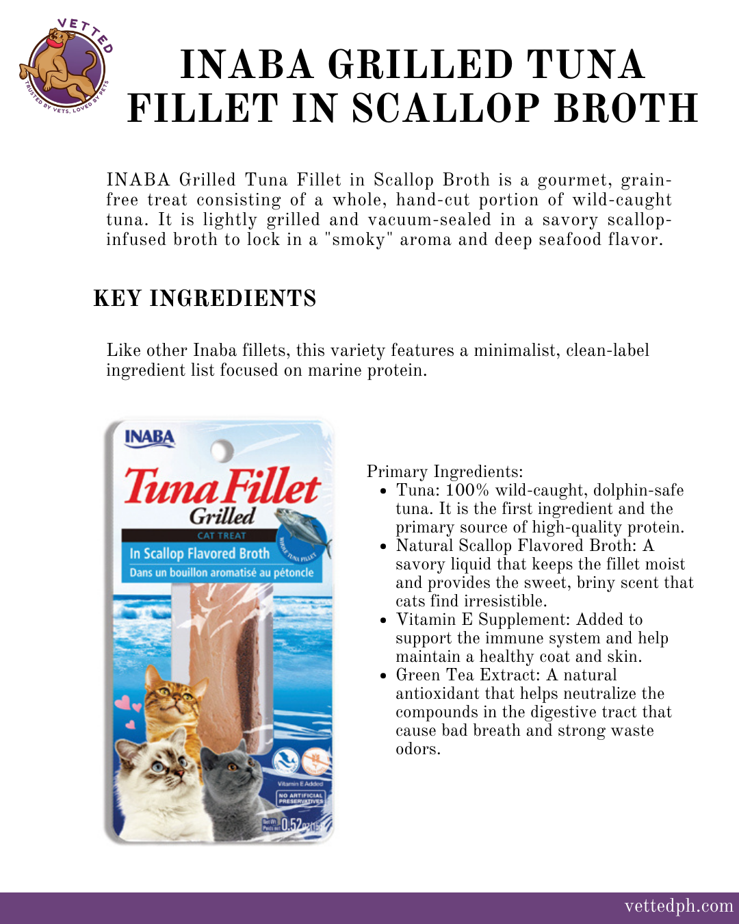 Inaba Grilled Tuna Fillet
