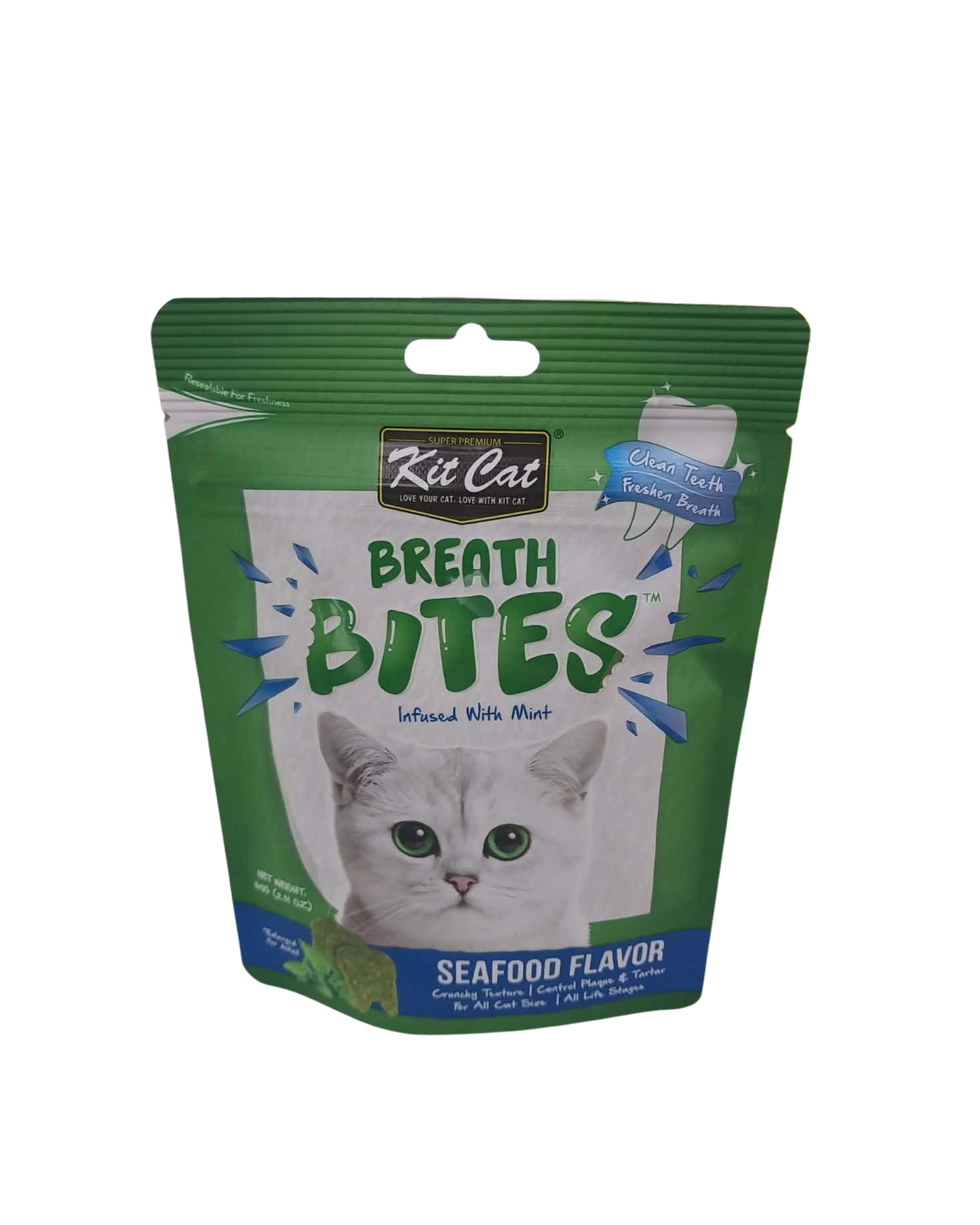 Kit Cat Breath Bites: Seafood Flavor