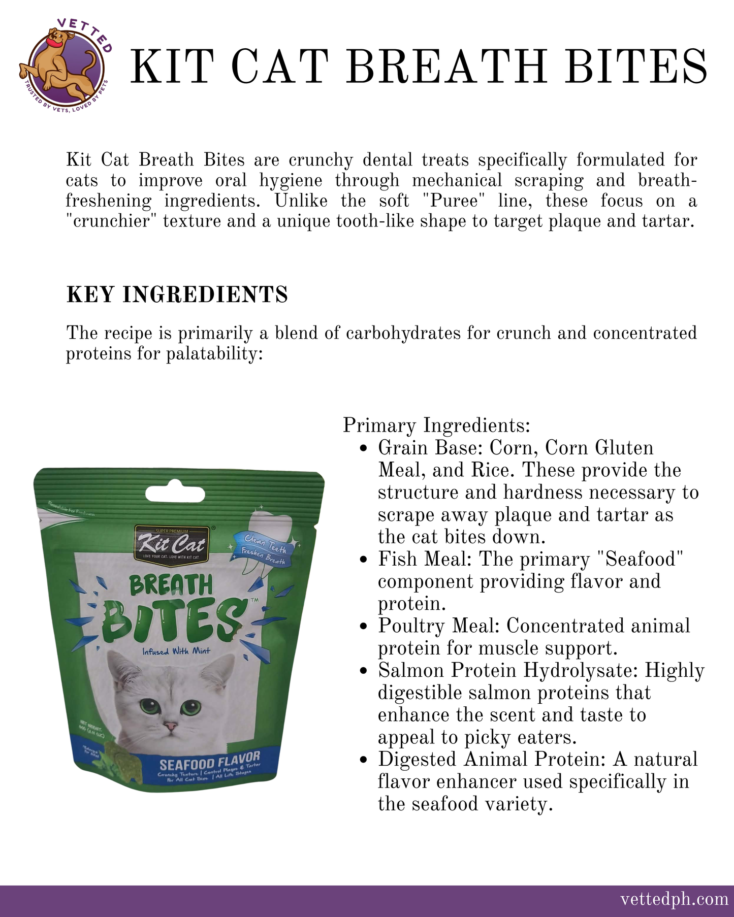 Kit Cat Breath Bites: Seafood Flavor