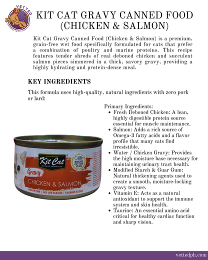 Kit Cat Gravy: Chicken & Salmon