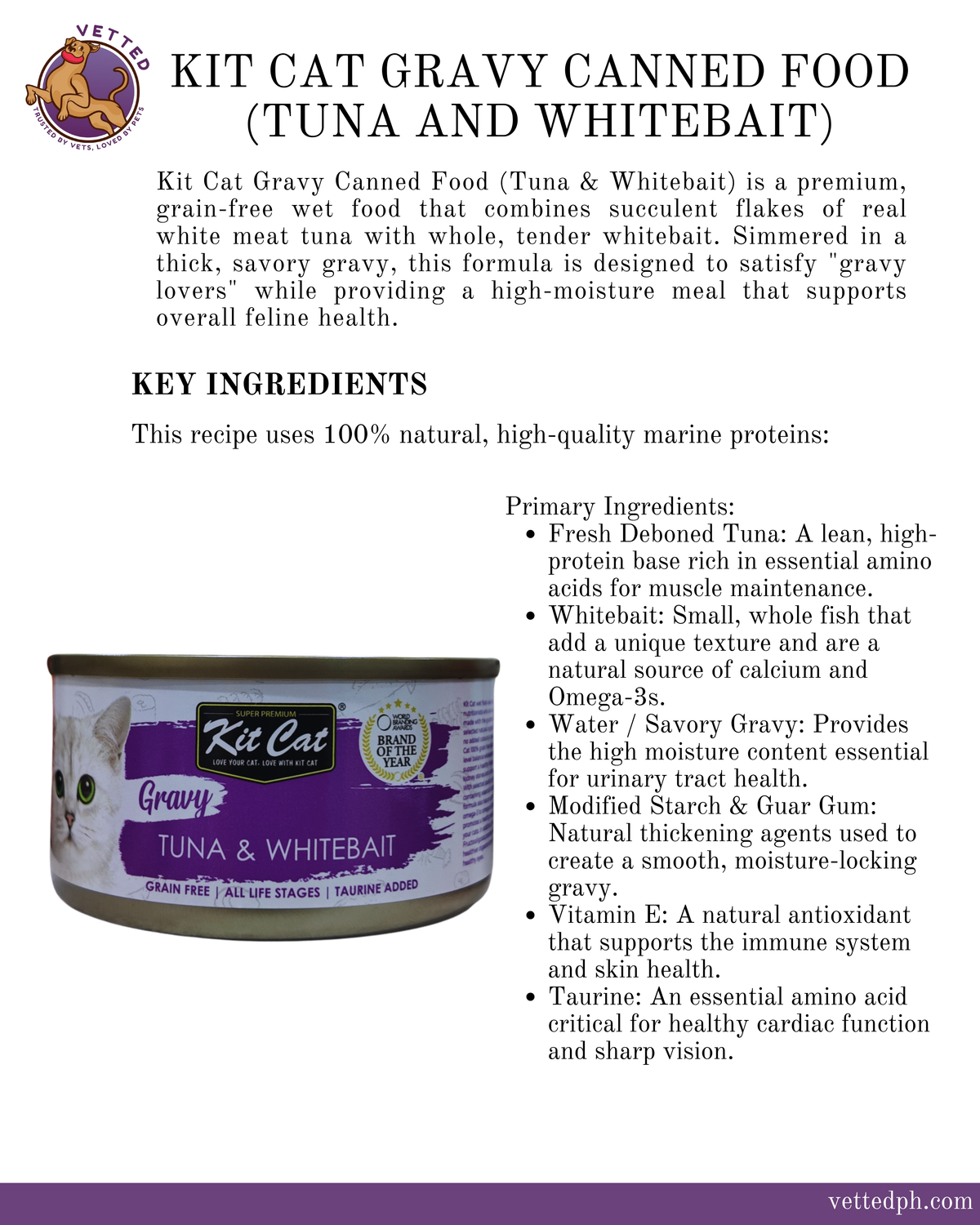 Kit Cat Gravy: Tuna & Whitebait