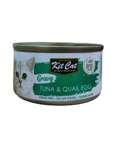 Kit Cat Gravy: Tuna & Quail Egg