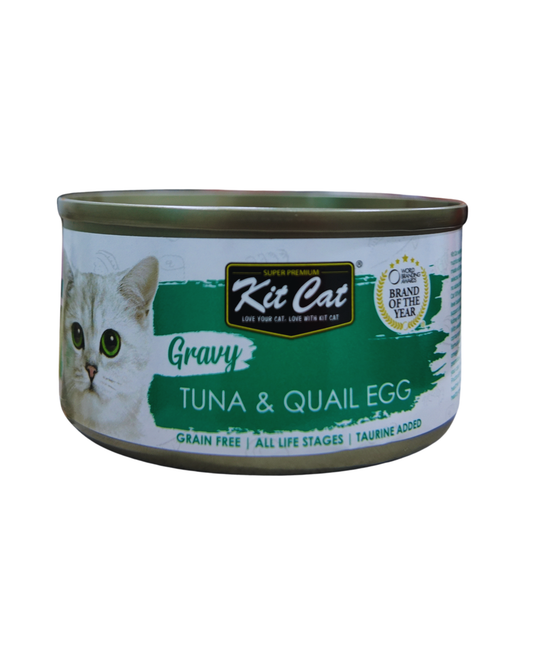 Kit Cat Gravy: Tuna & Quail Egg