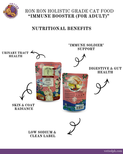 RON RON HOLISTIC GRADE CAT FOOD- IMMUNE BOOSTER (for adult)