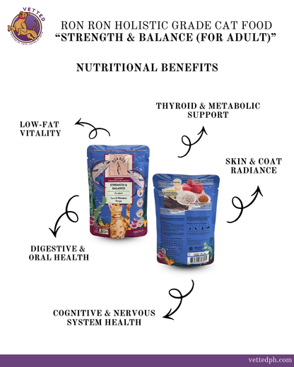 RON RON HOLISTIC GRADE CAT FOOD- STRENGTH & BALANCE (FOR ADULT)