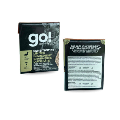 Go! Solutions Sensitivities Limited Ingredient Grain- Free Duck Pate