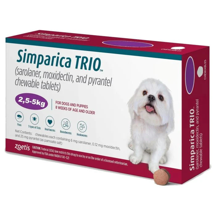 Simparica Trio Chewable Tablet